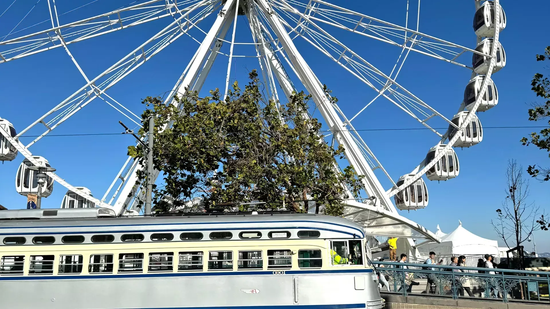 La rueda SkyStar en Fisherman's Wharf